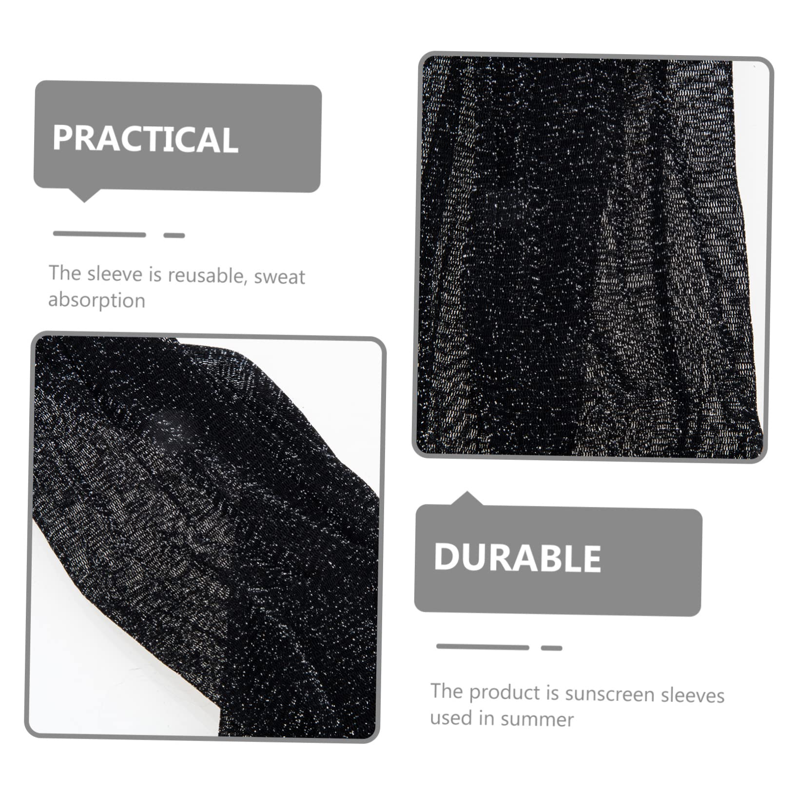 TOVINANNA 2 Pairs Women's Arm Sleeves Uv Protection Breathable Sweat-absorbent for Summer Outdoor Activities