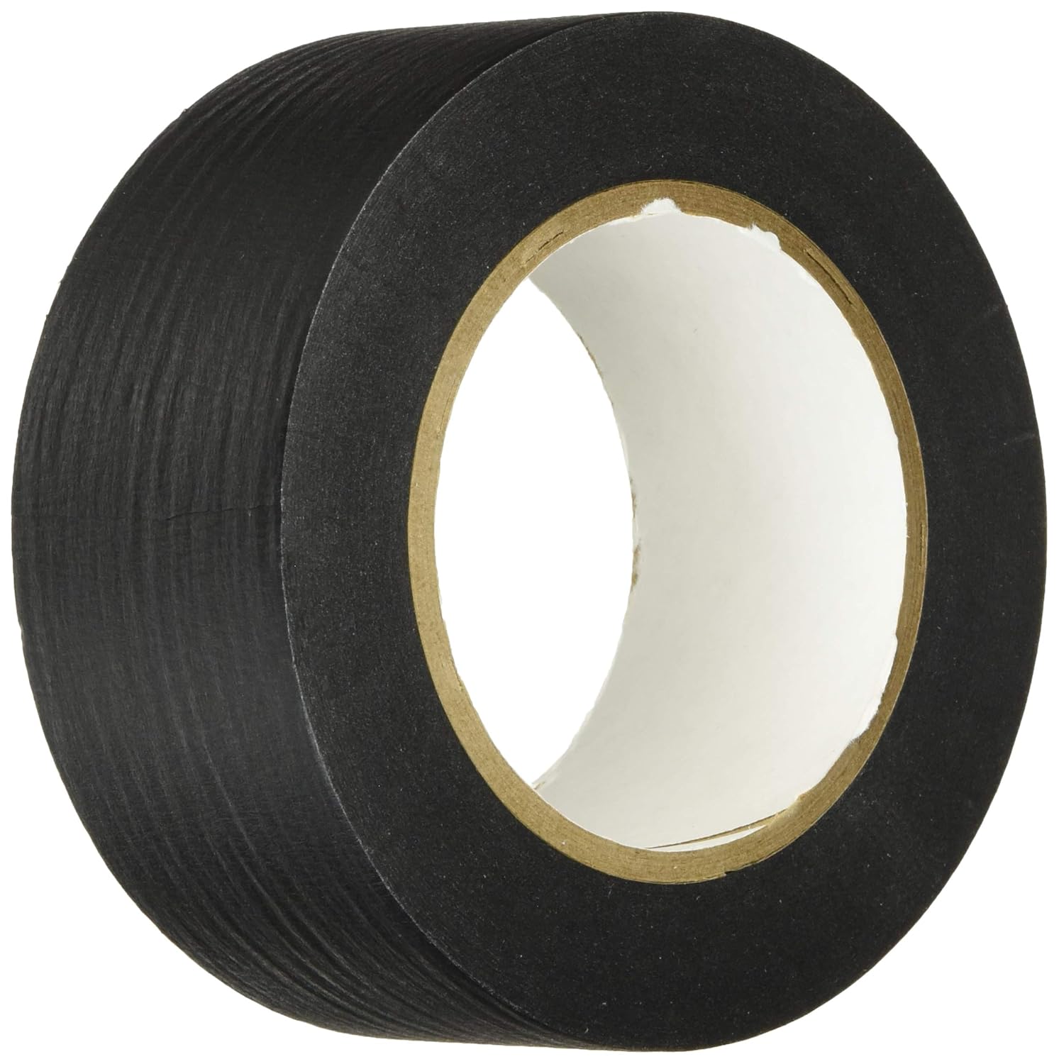 J.V. Converting FindTape Black Masking Tape – Writable, Easy-Tear Crepe Paper Tape for Arts & Crafts, Classroom Labeling, Scrapbooking, Wall Art & Home Projects Painters Tape (Black, 2 in. x 60 yds.)