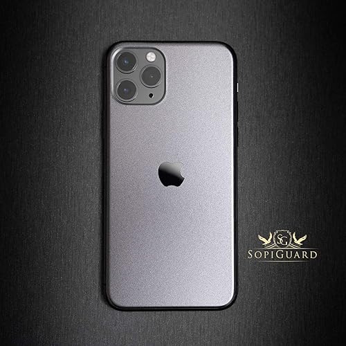 Vista 141 de SopiGuard Skin for 2021 Magic Keyboard Case 12.9 - Adhesivo de vinilo de precisión de borde a borde superior, teclado y panel trasero (gris carbono)