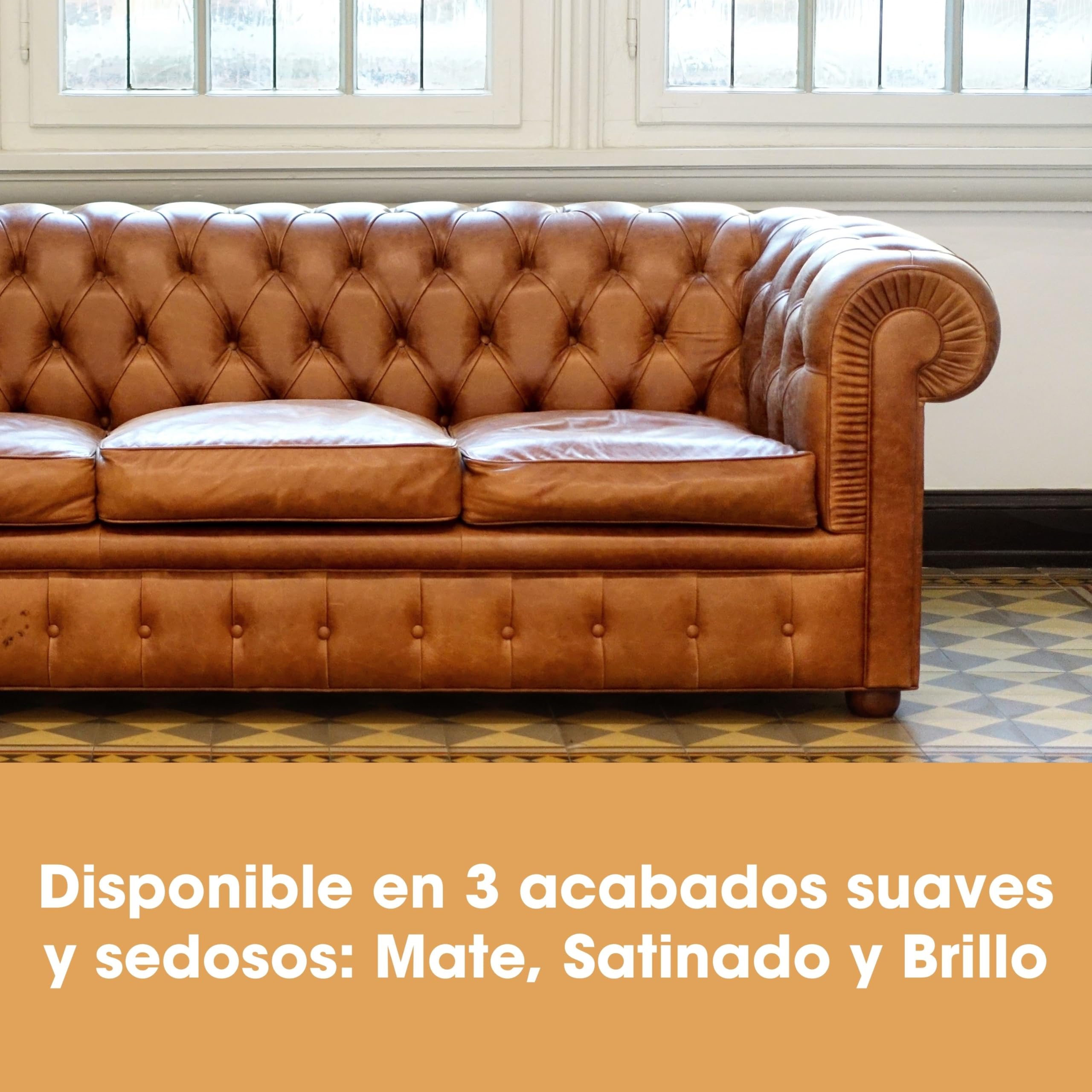 Furniture Clinic Sellador de piel, 250 ml, acabado mate, adecuado para sofás de cuero, interiores de coche, bolsos, muebles y más