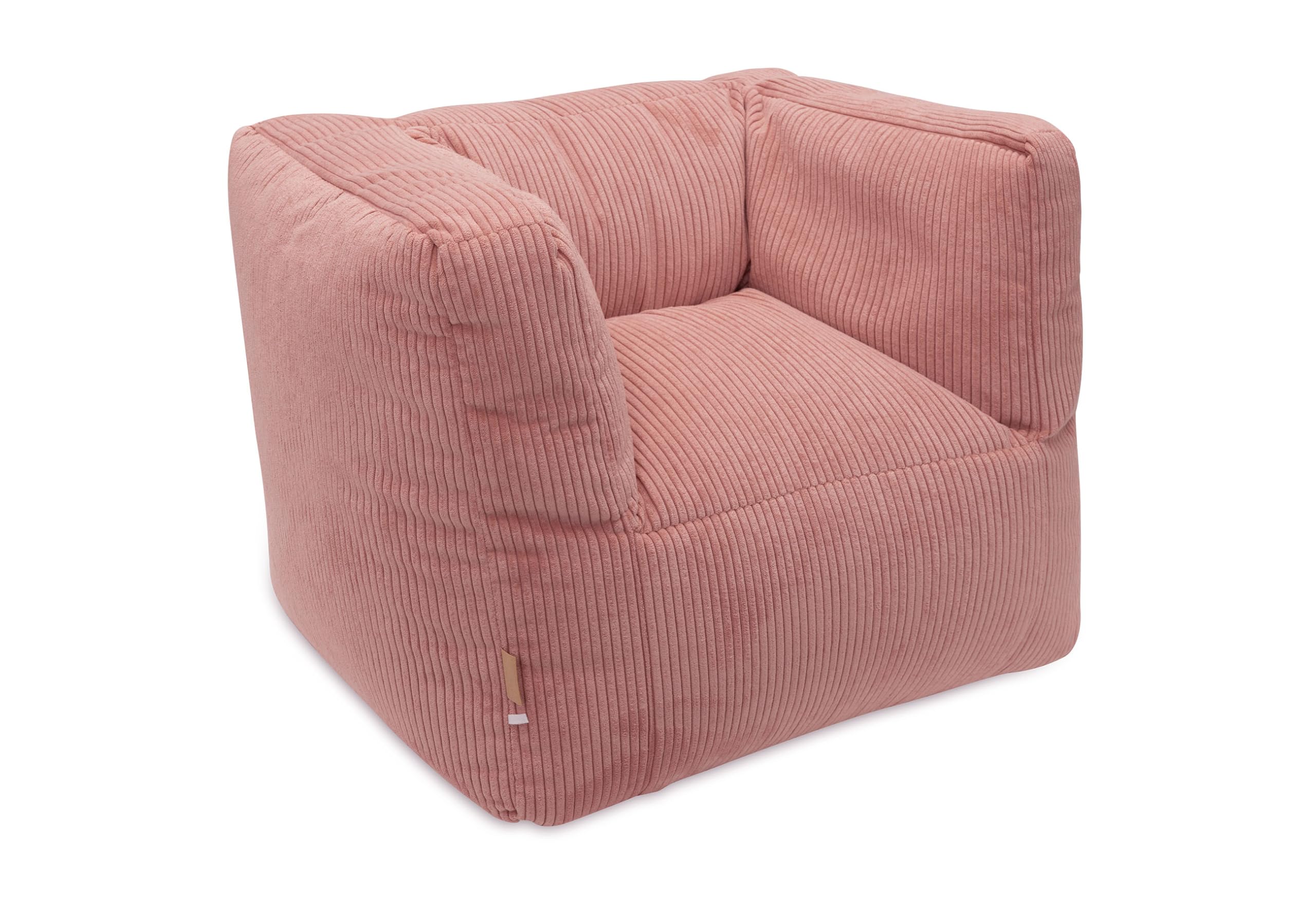 Jollein Fauteuil pour Enfant Corduroy Wild Rose - Fauteuil Doux en Velours côtelé pour Les Tout-Petits - Léger et Confortable - Parfait pour la Chambre d'enfant - Vieux Rose