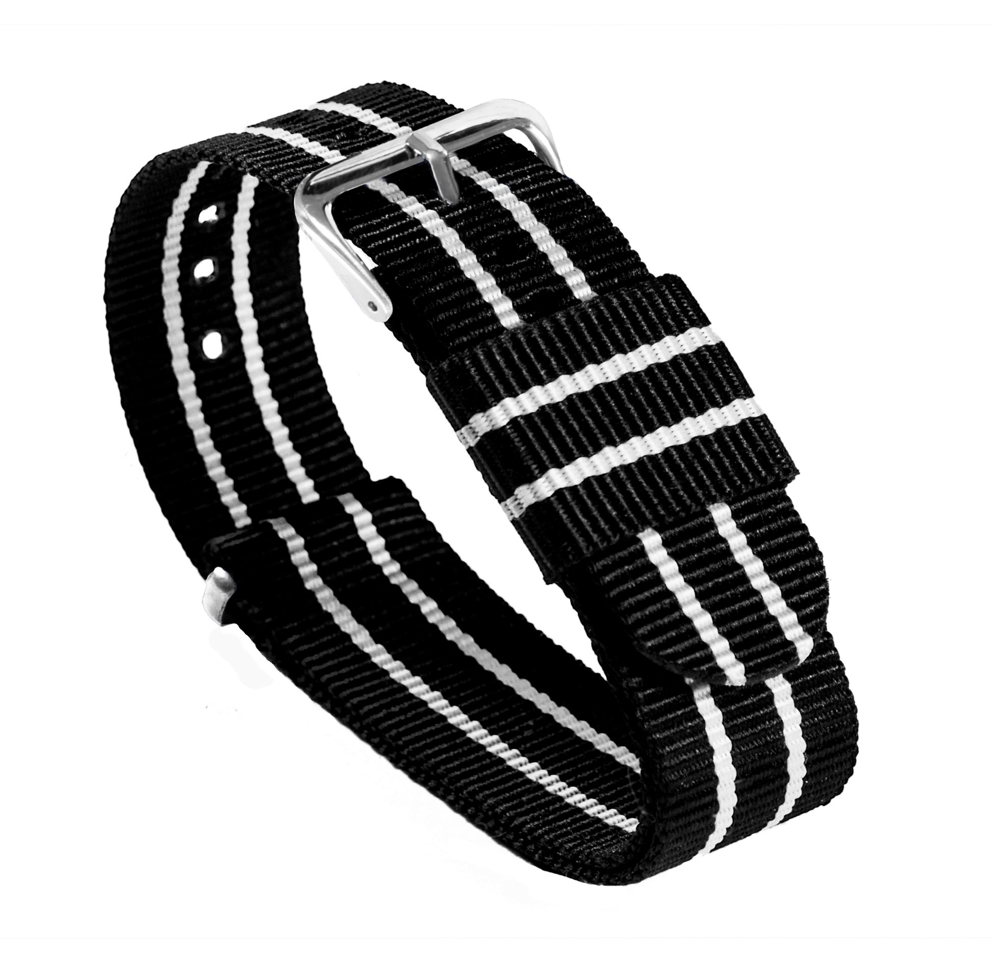 BARTON WATCH BANDS - Ballistic Nylon NATO® Style Straps - Choice of Color, Length & Width (18mm, 20mm, 22mm or 24mm) — view 5