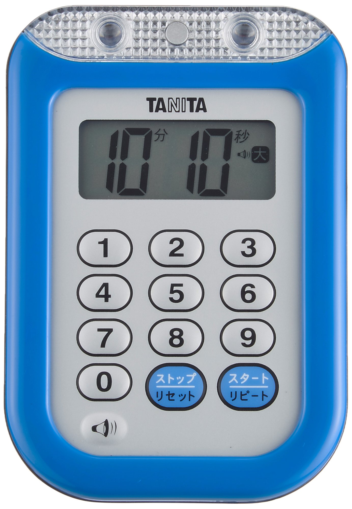 Amazon | タニタ 防水大音量 タイマー TD-377 ブルー | TANITA