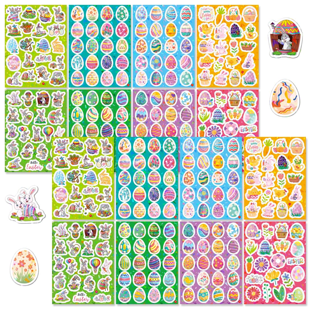16 Pièces deco paques