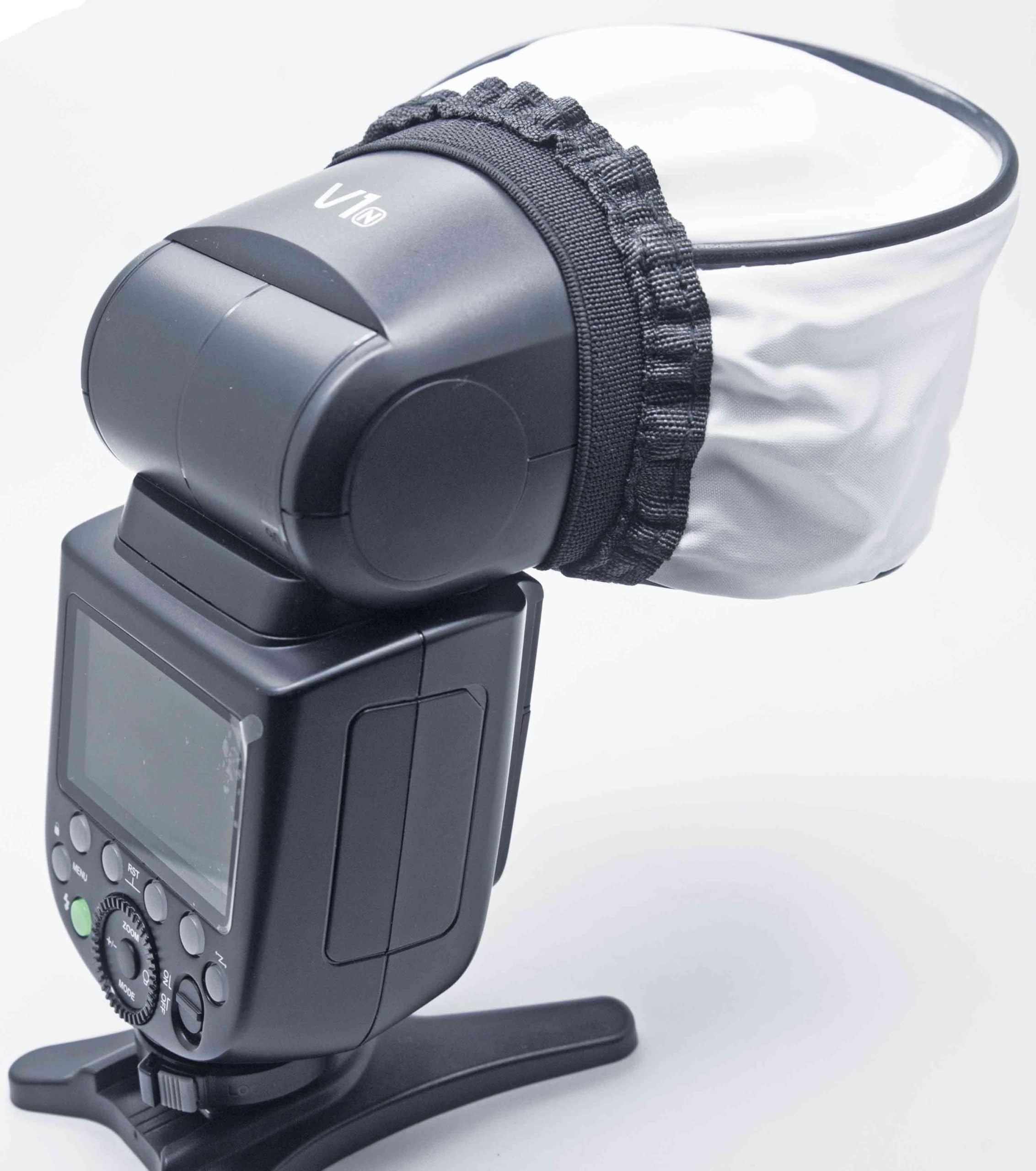 OKRĄGŁY FLASH MAKRO ZEWNĘTRZNY ODBLASK SOFTBOX dyfuzor lustrzany kompatybilny z GODOX V1 V1n V1c V1s V1f V1p V1 PRO NEEWER Z1 Z2 Yongnuo YN650EX-RF lampa błyskowa okrągła fotografia portretowa