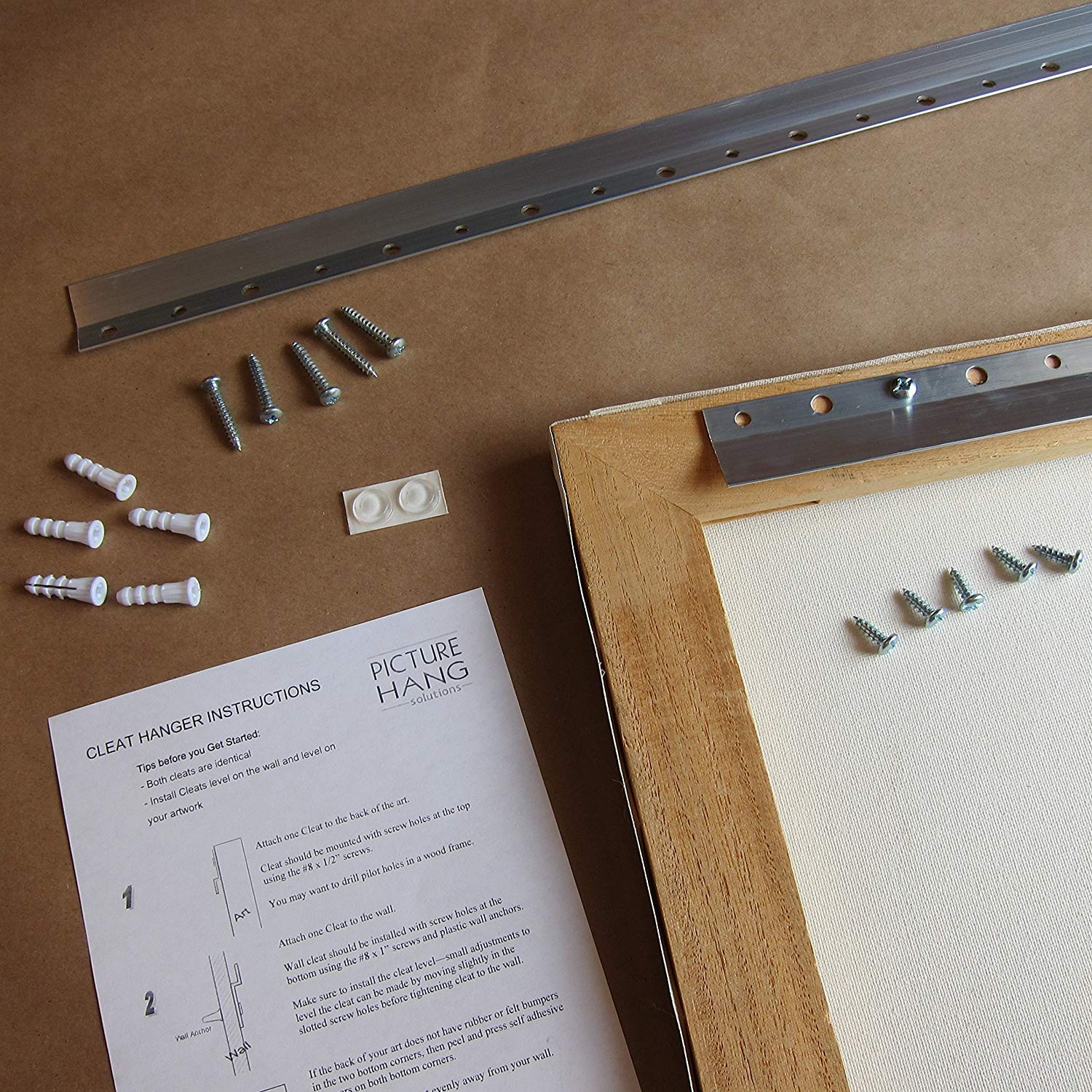 8 Z-Clips Aufhänger – 5,1 Cm, Aus Aluminium, Für Spiegel, Bilder, Whiteboards Und Wandkunst