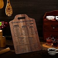 Vista 3 de Rustic Kitchen Conversion Chart Wooden Wall Art Decor Measurements Conversion Chart Decorative Sign Kitchen Cooking Gadgets Baking Cooking Gifts for