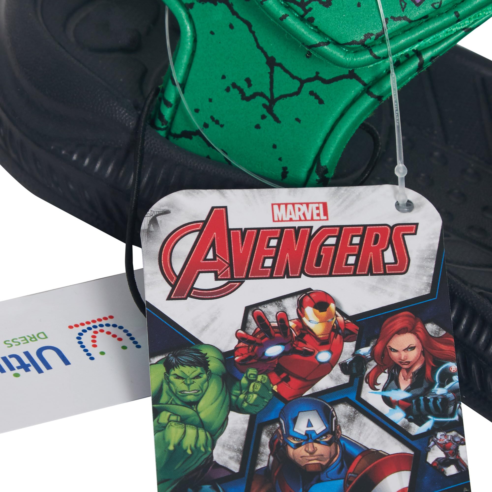 Marvel Incredible Hulk Sandals Boys Summer Sliders EVA Beach Shoes