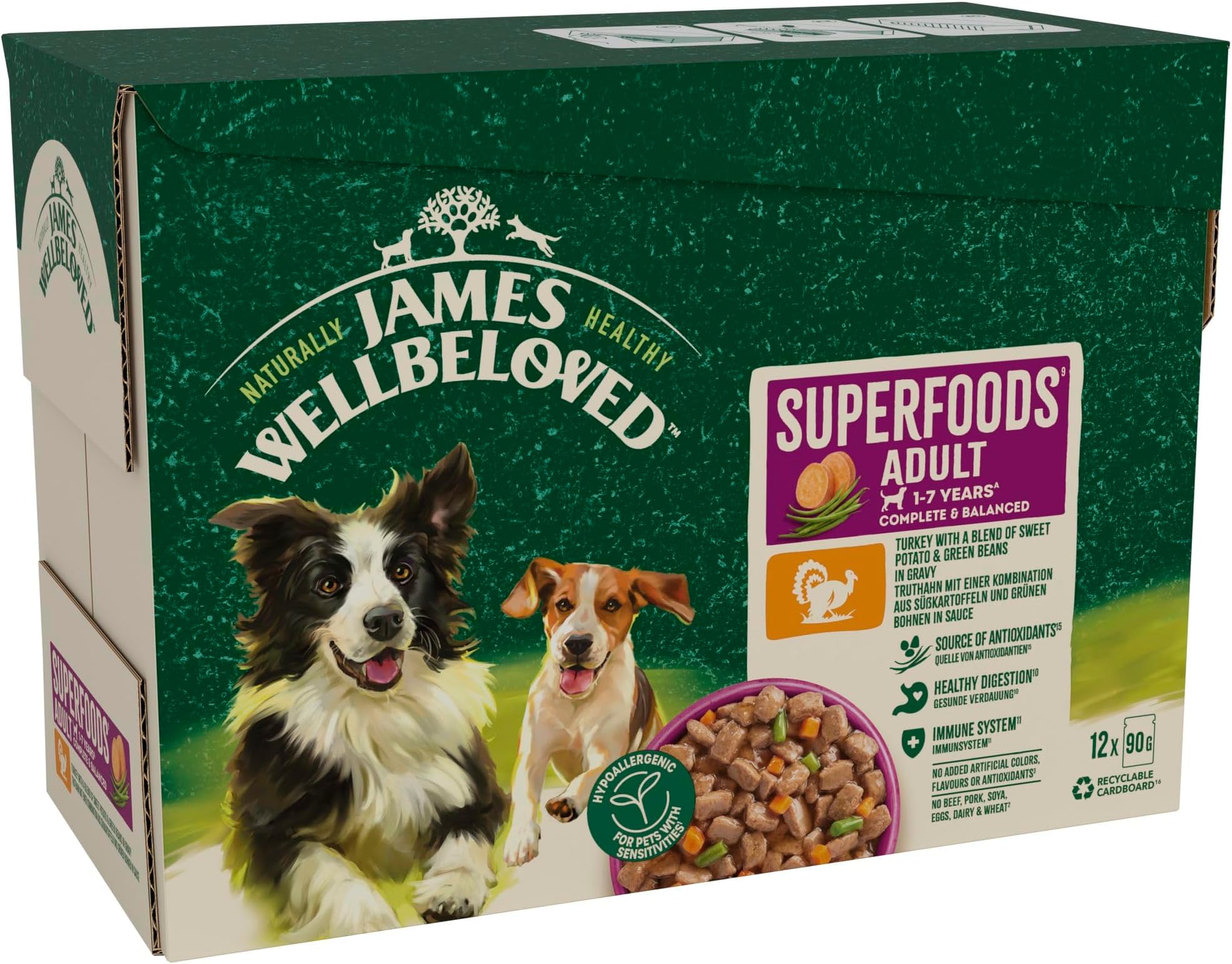 Detailed James Wellbeloved Dog Food Design Art Detailed James Wellbeloved Dog Food Design Art