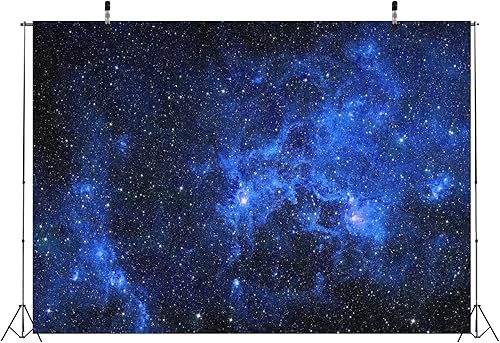 Miniatura 4 de BELECO Telón de fondo de tela de estrellas de galaxia de 15 x 10 pies, cielo nocturno estrellado, espacio exterior, galaxia, universo, nebulosa,