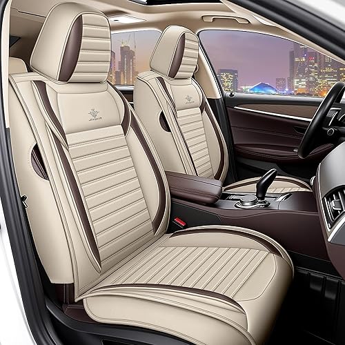 Miniatura 18 de Seat Covers Fit for Mini Convertible 2009-2025 Premium Leather Car Seat Covers, Waterproof Non-Slip and Airbag Compatible, Fashion Car Seat Black