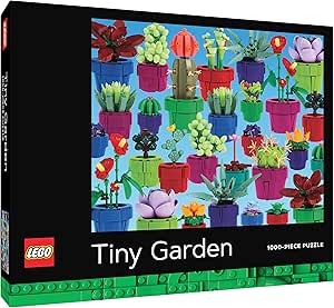 Lego® Tiny Garden 1000-Piece Jigsaw Puzzle | Inspired by Lego® Botanical Sets | Piece Together 30 Tiny Plants and Flowers! | for All Lego® Fans (Amazon Exclusive)