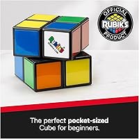 Vista 10 de Rubik’s Cube, Aprendiz, Cubo Principiante 2x2, Rompecabezas Clásico de Combinación de Colores, Rompecabezas Sensorial para Solución de Problemas