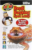 Zoo Med Repti Basking Spot Lamp 100W Bulbs Pack of 3 - 35% More Focused Heat & UVA for Reptile Basking