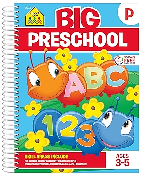 School Zone Big Preschool Workbook