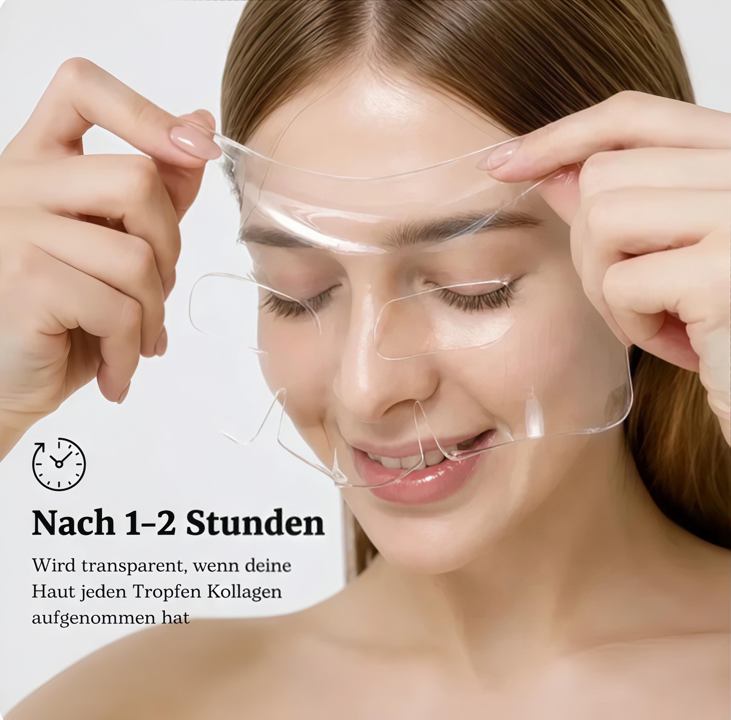 areum Kollagen Glow Up Maske 2.0 – 4 Bio-Masken für Glass Skin