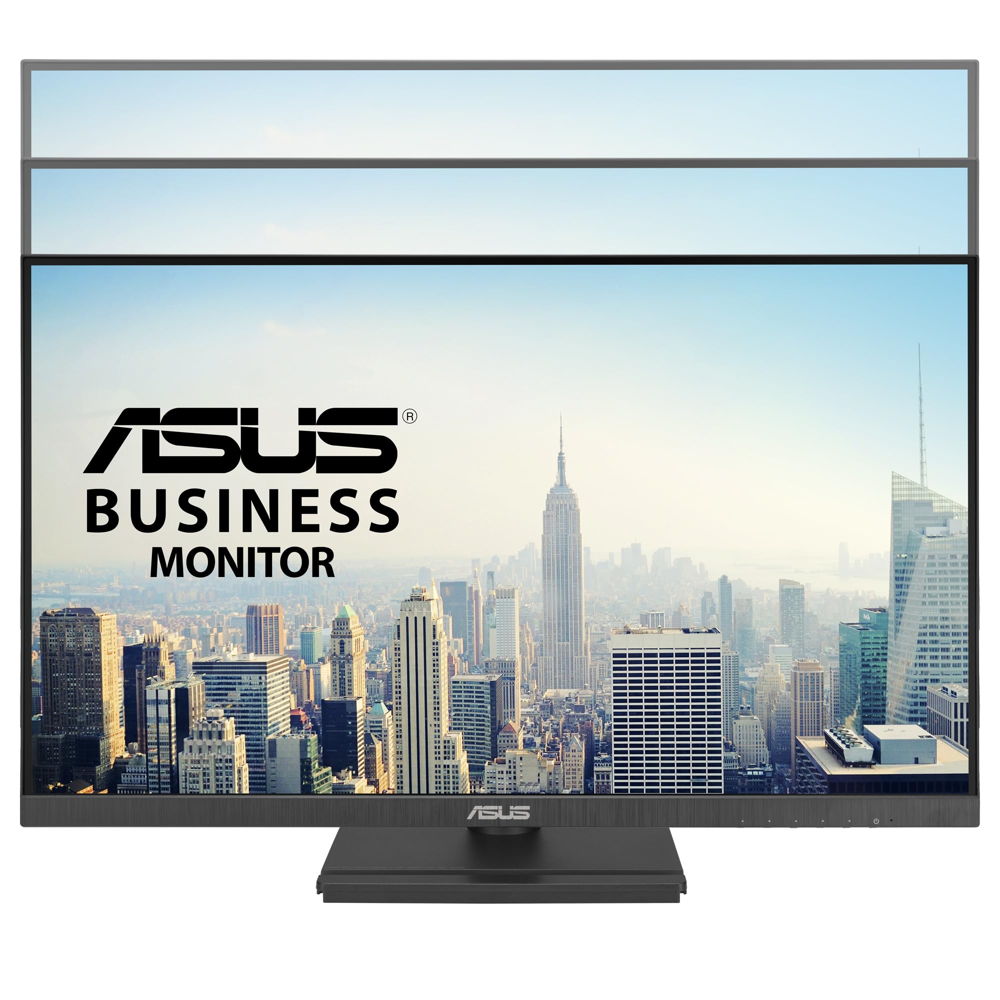 ASUS VA27DQFS Monitor profesional de 27 Pulgadas, IPS, Full HD, sin marco, 100 Hz, Adaptive-Sync, MPRT de 1 ms, HDMI, DisplayPort, VGA, luz azul baja, antiparpadeo, diseño ergonómico, montaje en pared