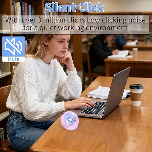 Miniatura 4 de Ratón inalámbrico ergonómico vertical con Bluetooth y receptor USB de 2.4 GHz, 3 botones, recargable, silencioso, portátil, óptico, inalámbrico,