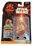 Star Wars&comma; Episode I Action Figure&comma; Yoda with Council Chair &lbrack;Error Missing Episode I on Card&rsqb;&comma; 3&period;75 Inches