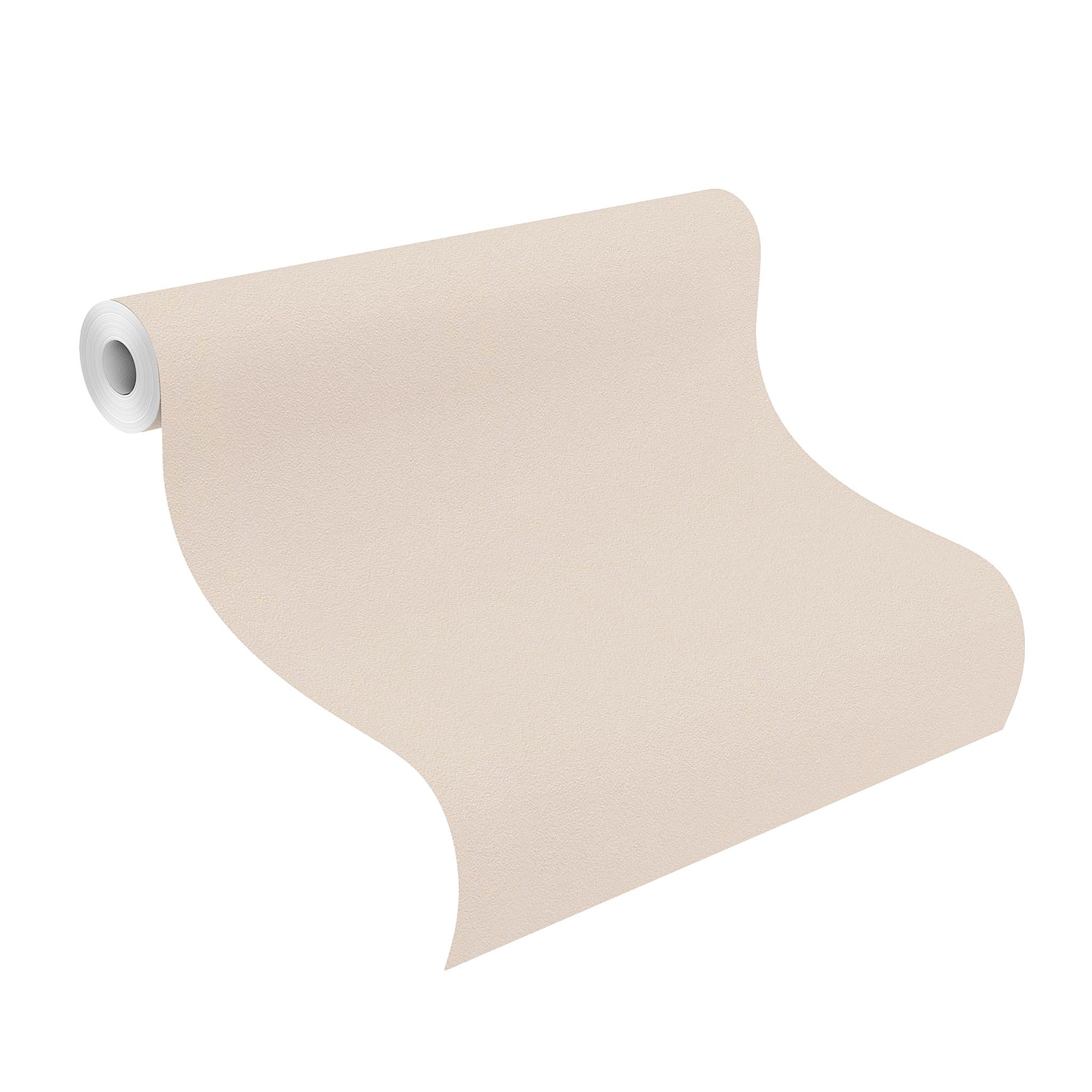 Papier peint intissé uni beige Rasch 607789 pour habiller vos murs avec élégance