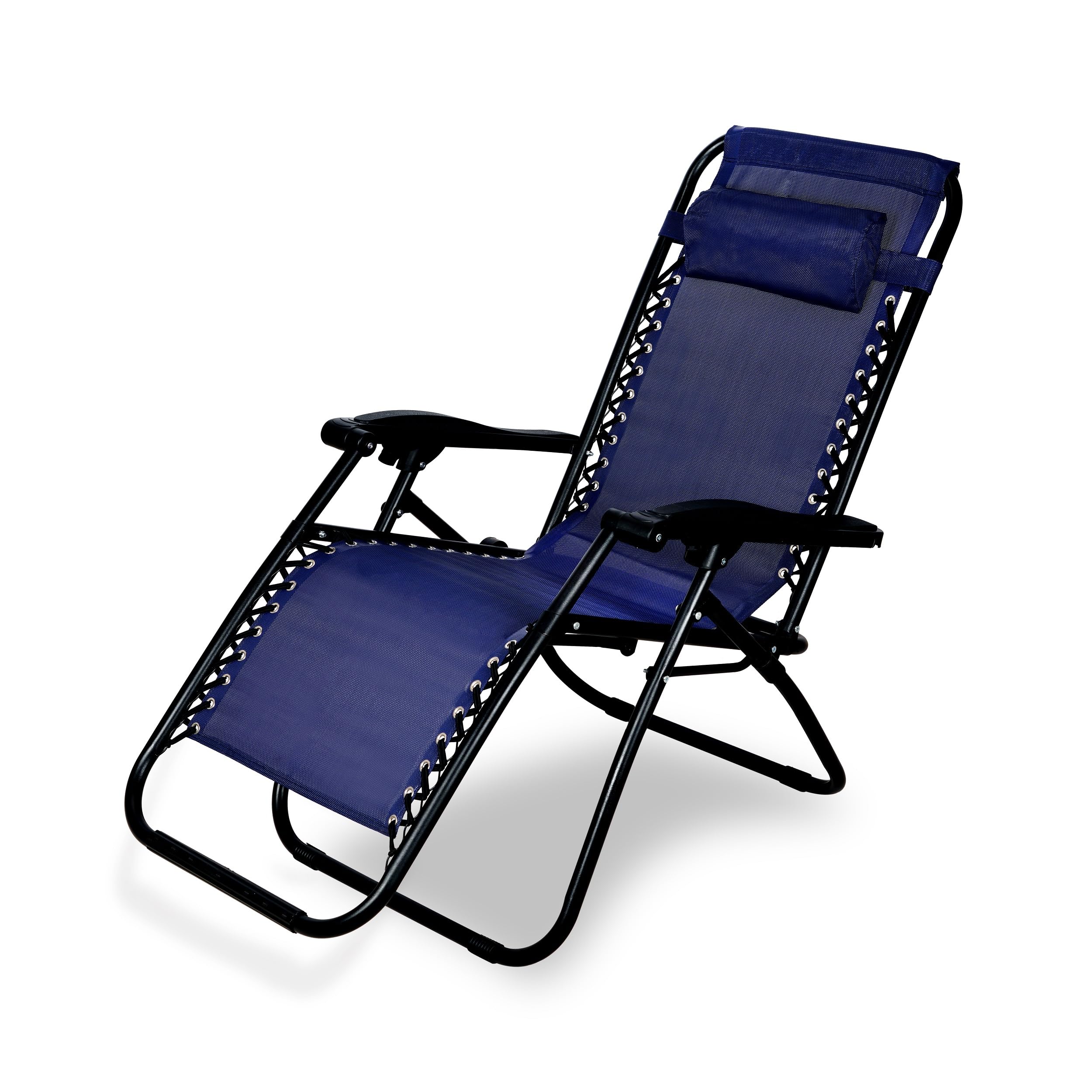 STAR WORK Stainless Steel Zero Gravity Chair, Lawn Chair Recliner Lounge, Portable Camping Folding Beach Chair With Removable Pillow (Blue) (B0D3F5HR5D) Amazon Price History, Amazon Price Tracker