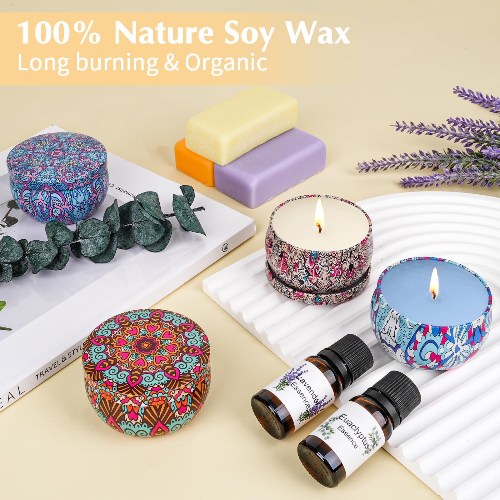 Adesivi Per Stoppini Per Candele Adesivi In Cera Da 20 Mm Adesivi - Foto 9