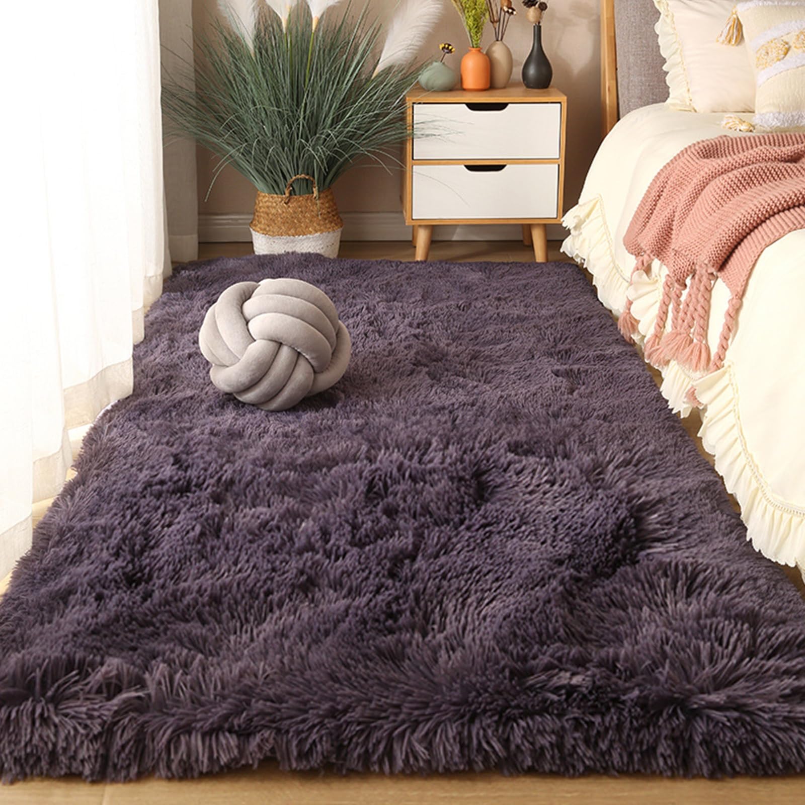 Tapis de salon doux lavable résistant aux glissements pour enfants