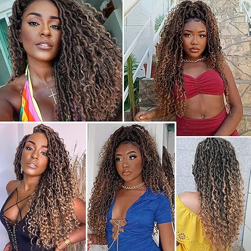 Miniatura 6 de Goddess Locs - Cabello de ganchillo de 12 pulgadas T27