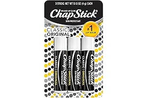ChapStick Classic Original Lip Balm Tubes - Pack of 3