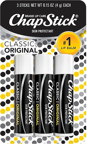 ChapStick Lip Care Classic Collection 3-Pack