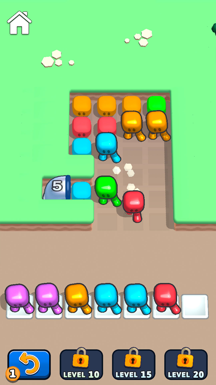 ブロックジャム3Dゲーム：子供向けブロック色分けパズルゲーム - カラーブロックパズルマスターキッズゲーム