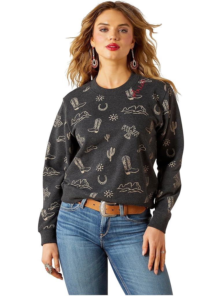 Black Ariat Essential Crew Sweatshirt
