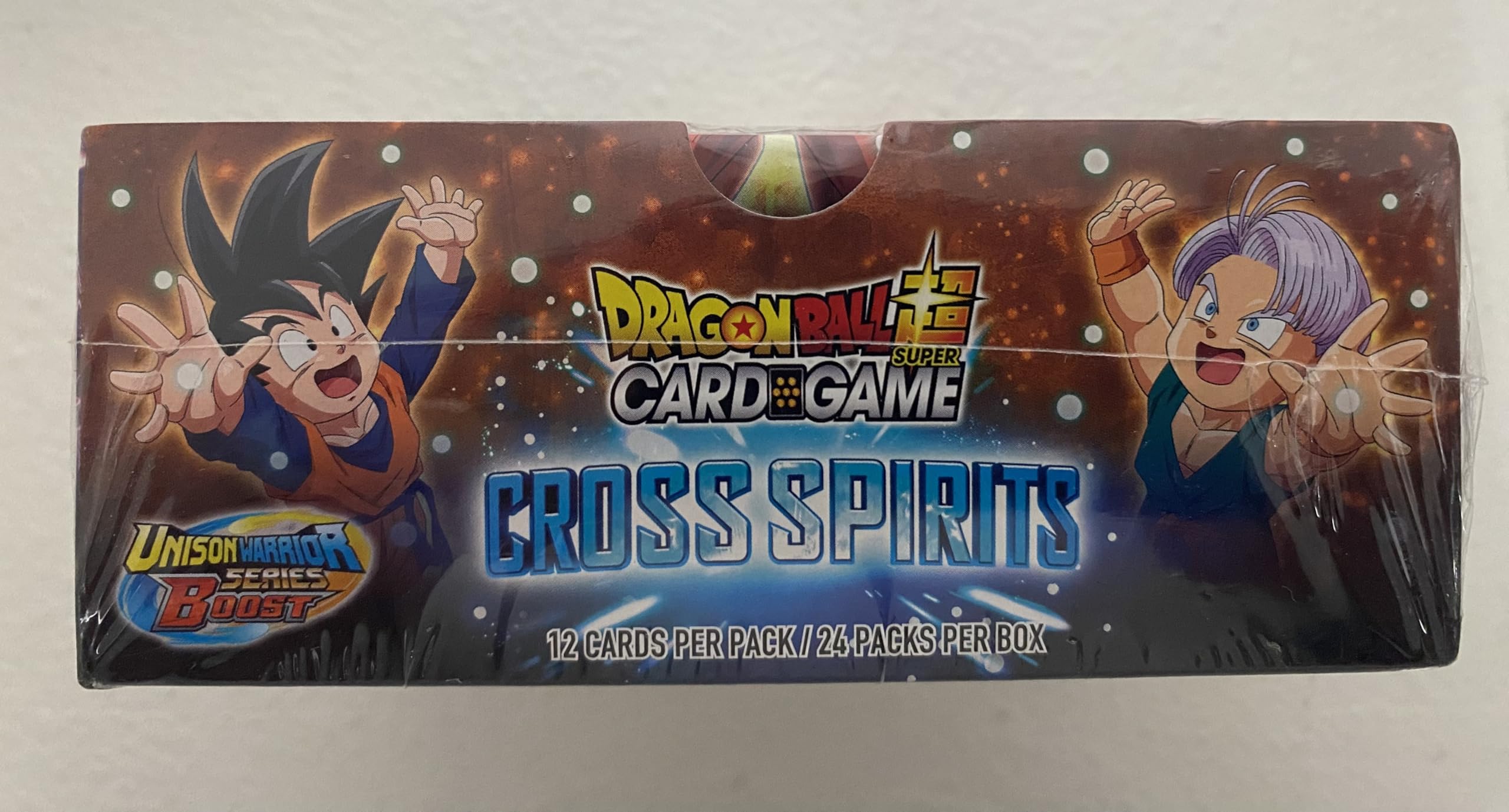 Amazon.com: Dragonball Z Cross Spirits Unison Warrior Series Factory Sealed  Brand New Unopened Booster Box. 24 packs. 12 cards per pack. Dragon Ball US  Version DBZ