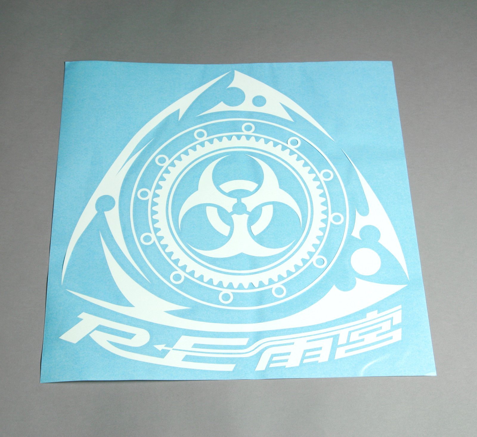 Amazon.co.jp: RE雨宮 ロータリーロゴステッカー 300mm サイズ