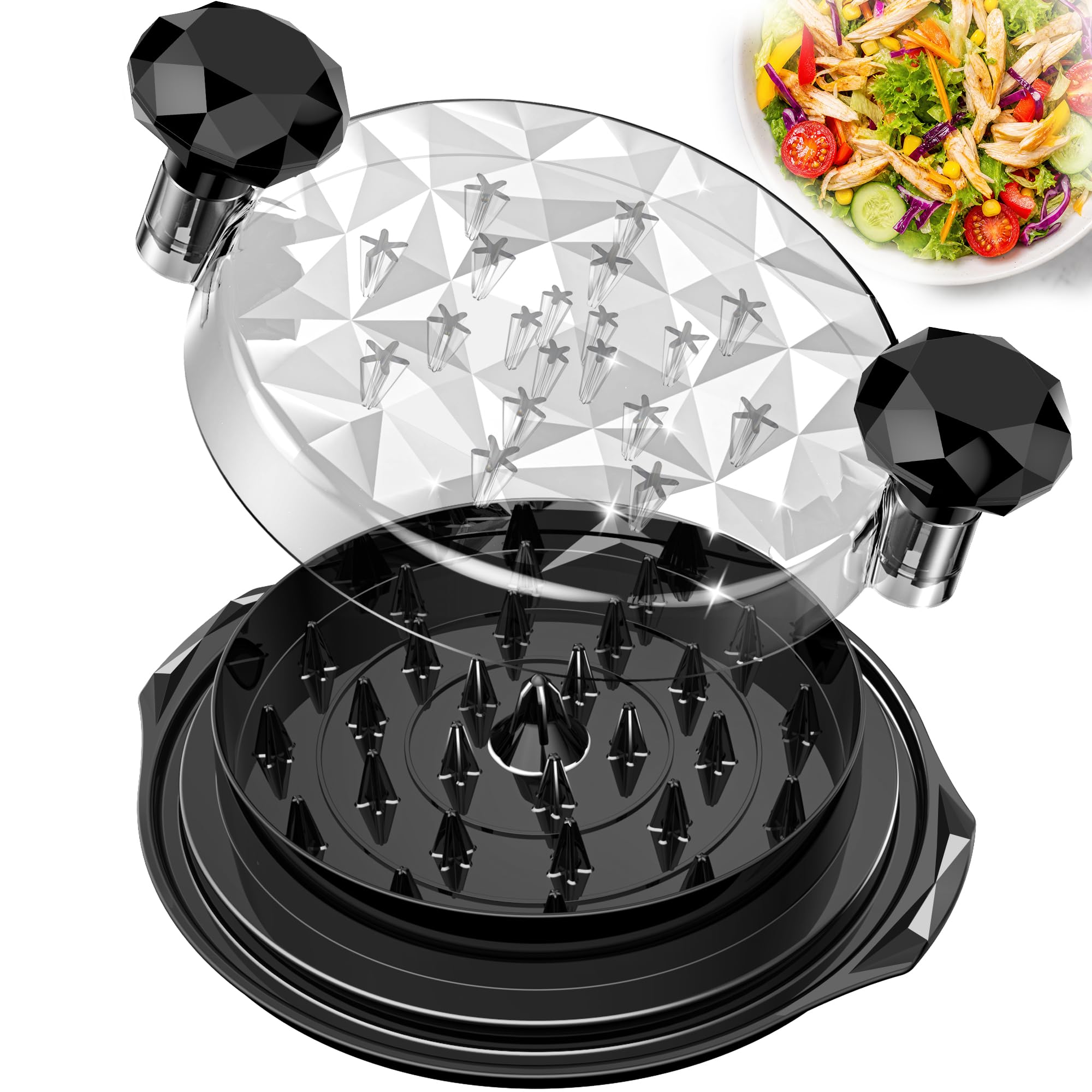 Large Chicken Shredder Tool Twist 10" Food-Grade Meat Shredder