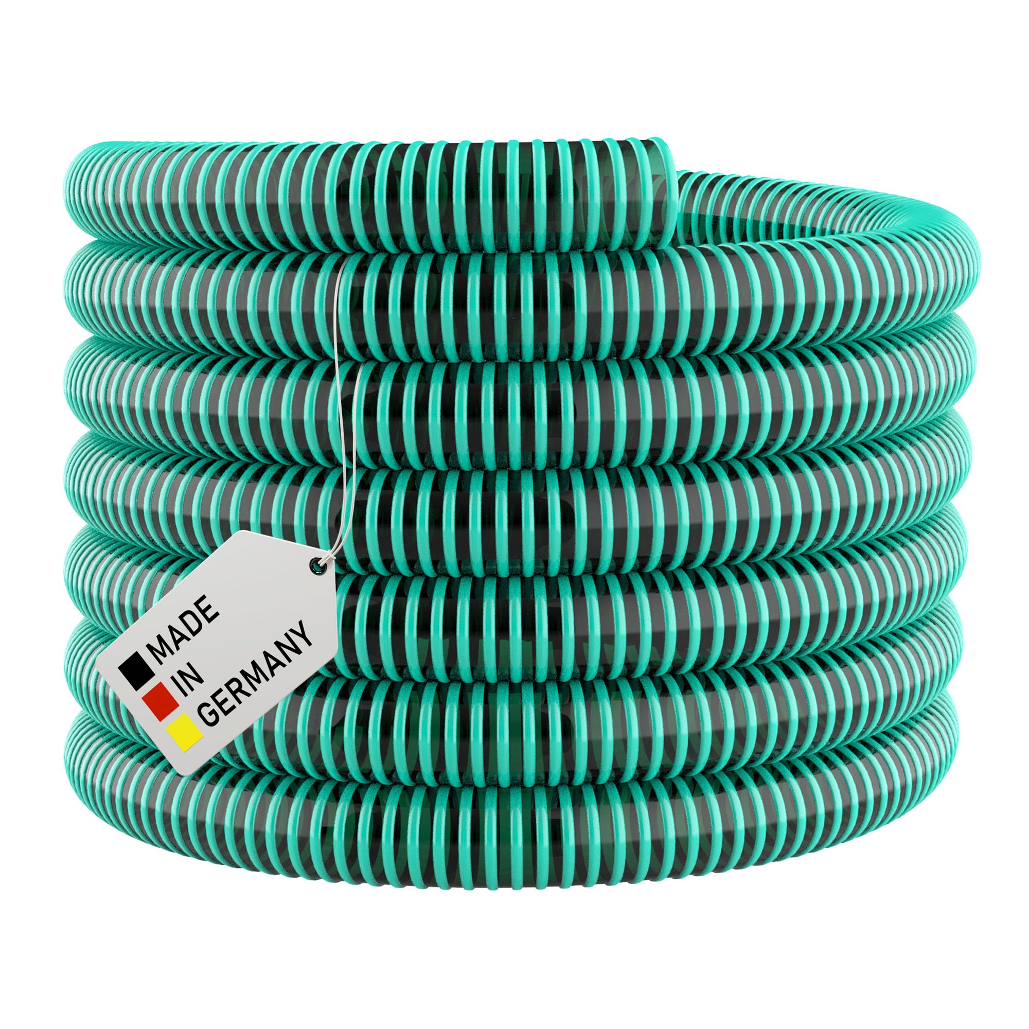 AWM Manguera de aspiración verde 1 1/4" (32 mm), tubo de bombeo (35 metros)