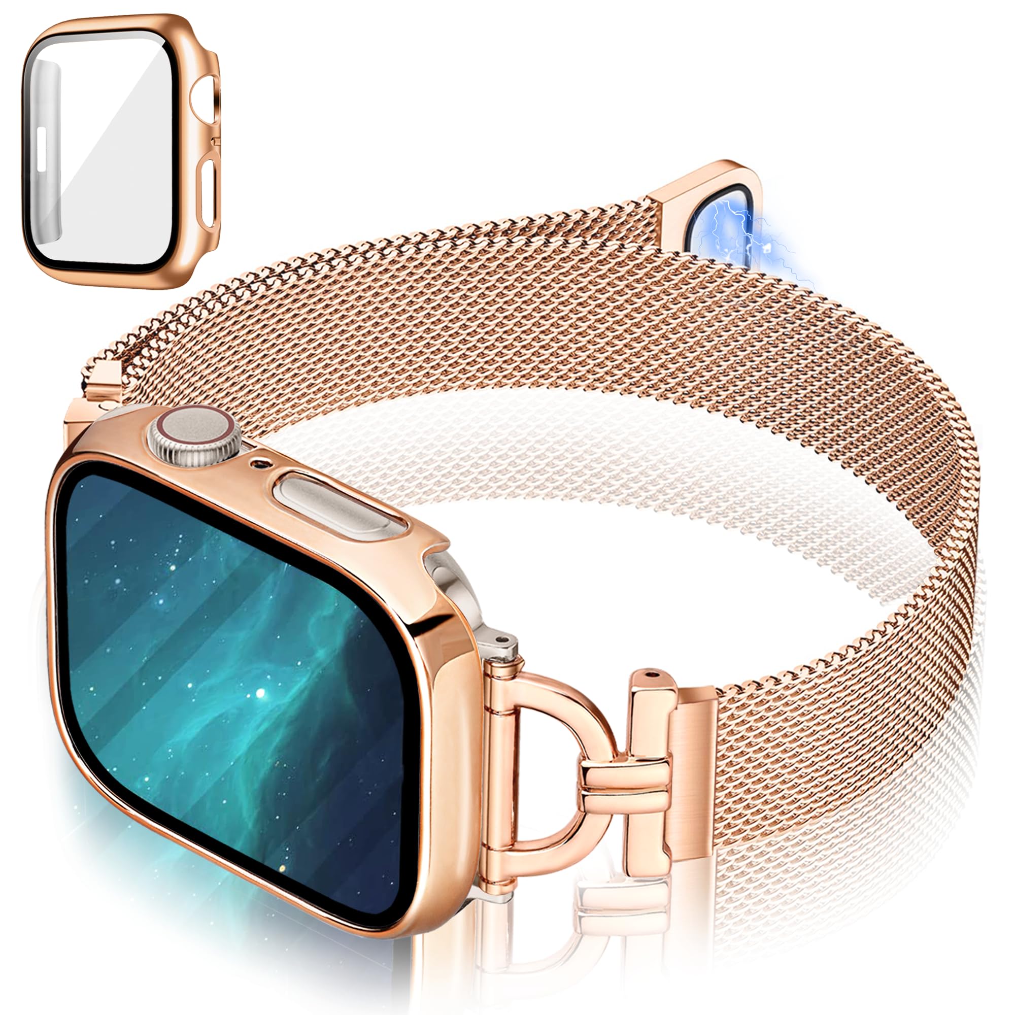 Amazon.com: Mazuboho for Apple Watch Bands for Women 40mm with