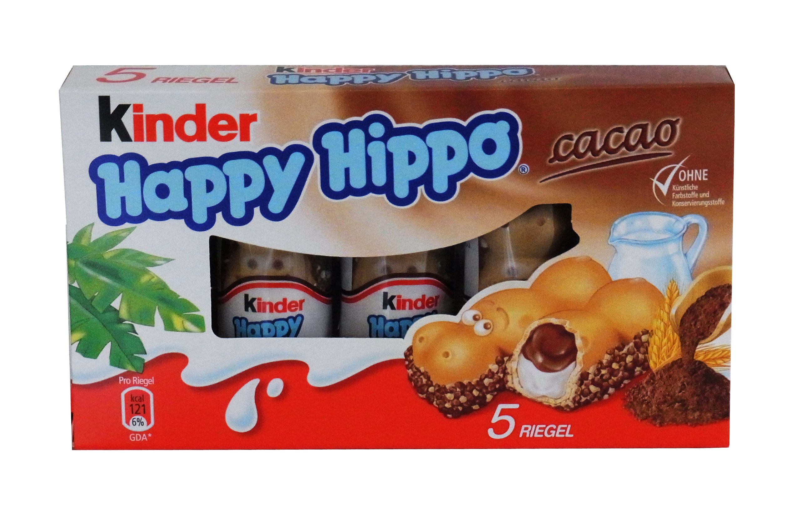 Kinder Happy Hippo Snack Cacao 10er Pack (10 x 100g)