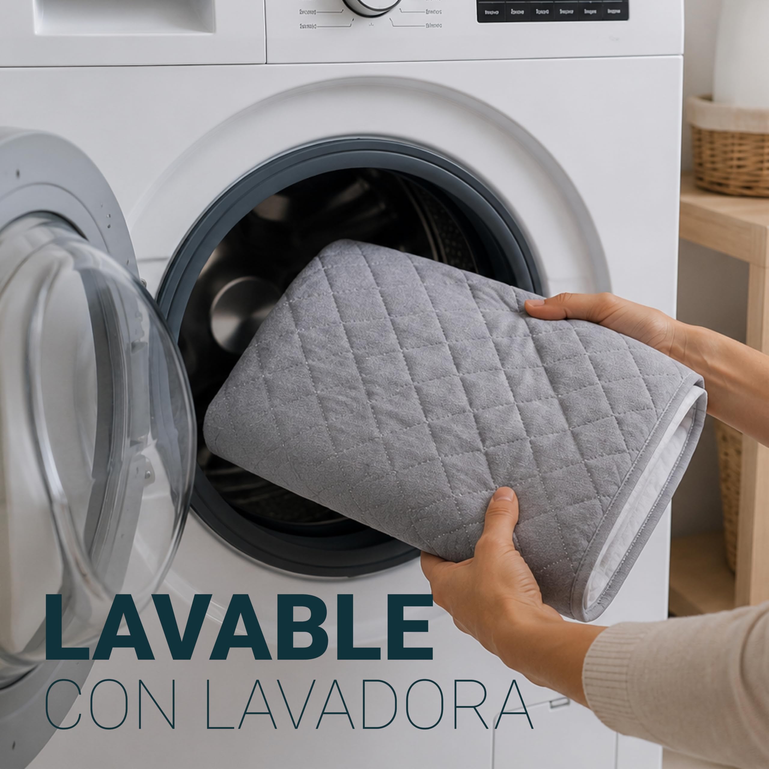 Empapador de Cama Lavable 135cm con Alas de 45cm y 4 Capas de protección. 2 Unidades. Super Absorbente 3 litros/m². Impermeable Reutilizable Protector. Variedad de Medidas 90cm,135cm,150cm.