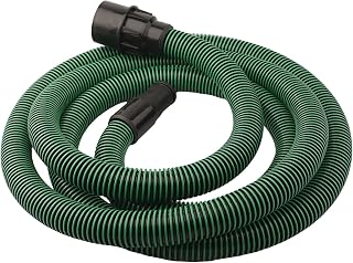 Manguera extractora de polvo industrial, manguera de extracción de polvo de 35 mm de diámetro, tubo de extensión roscado antiestático compatible con lijadoras de la serie CTL 3,5 m verde (3,5 m)