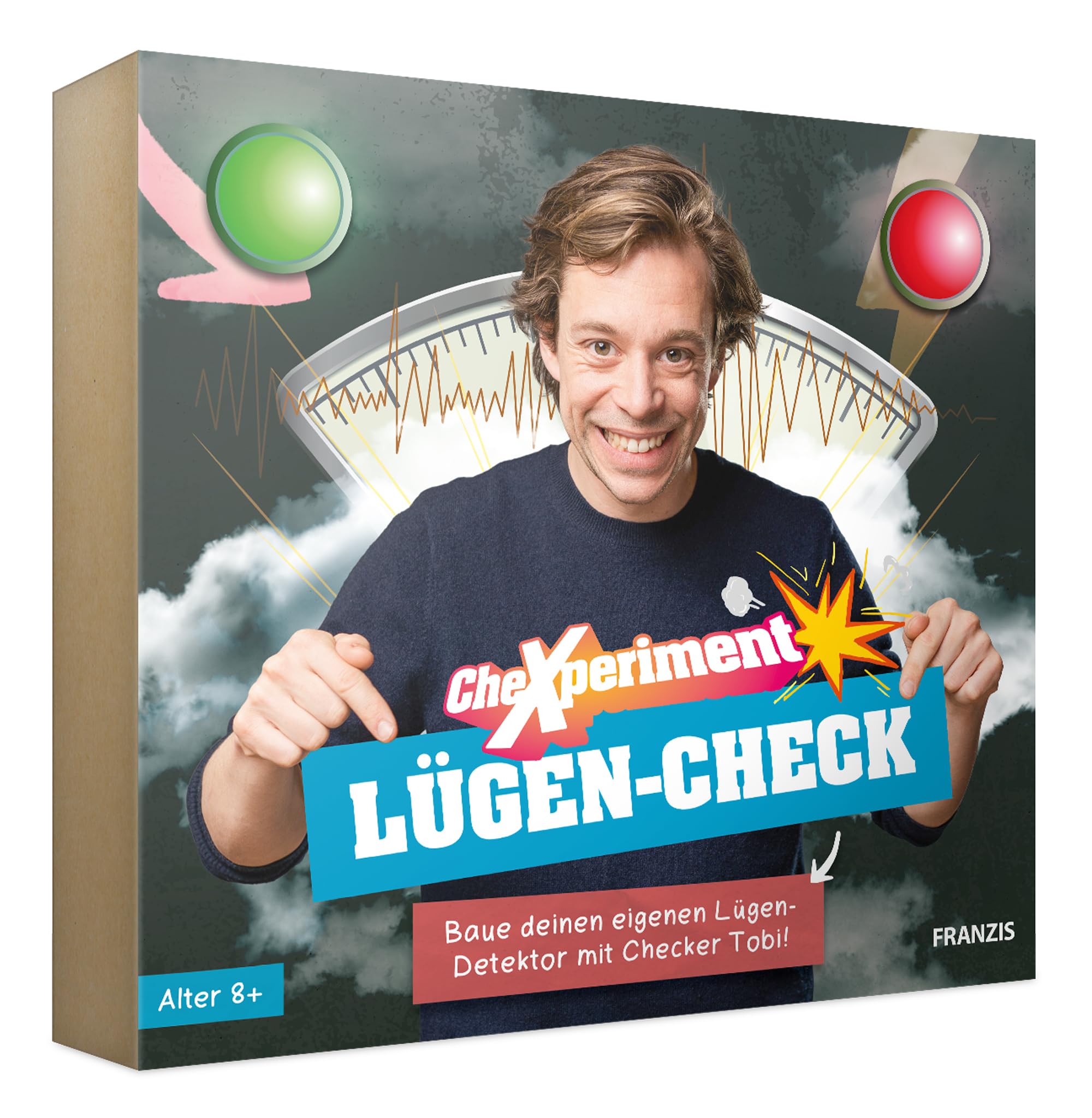 FRANZIS 67258 - CheXperiment - Check - Build Your Own Lie Detector Together With Checker Tobi!