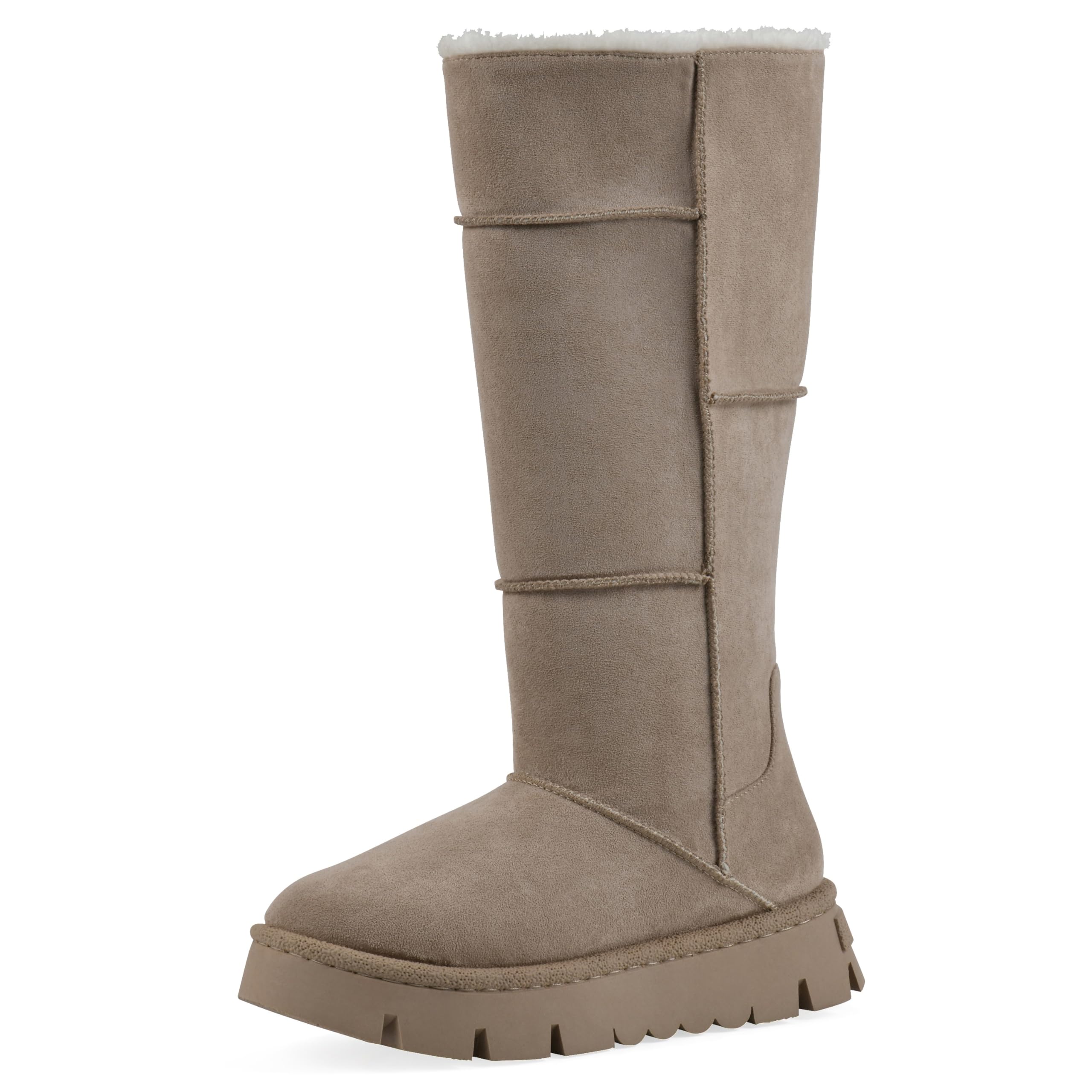 White Mountain Womens Tru Lined Platform Tall Shaft Boot