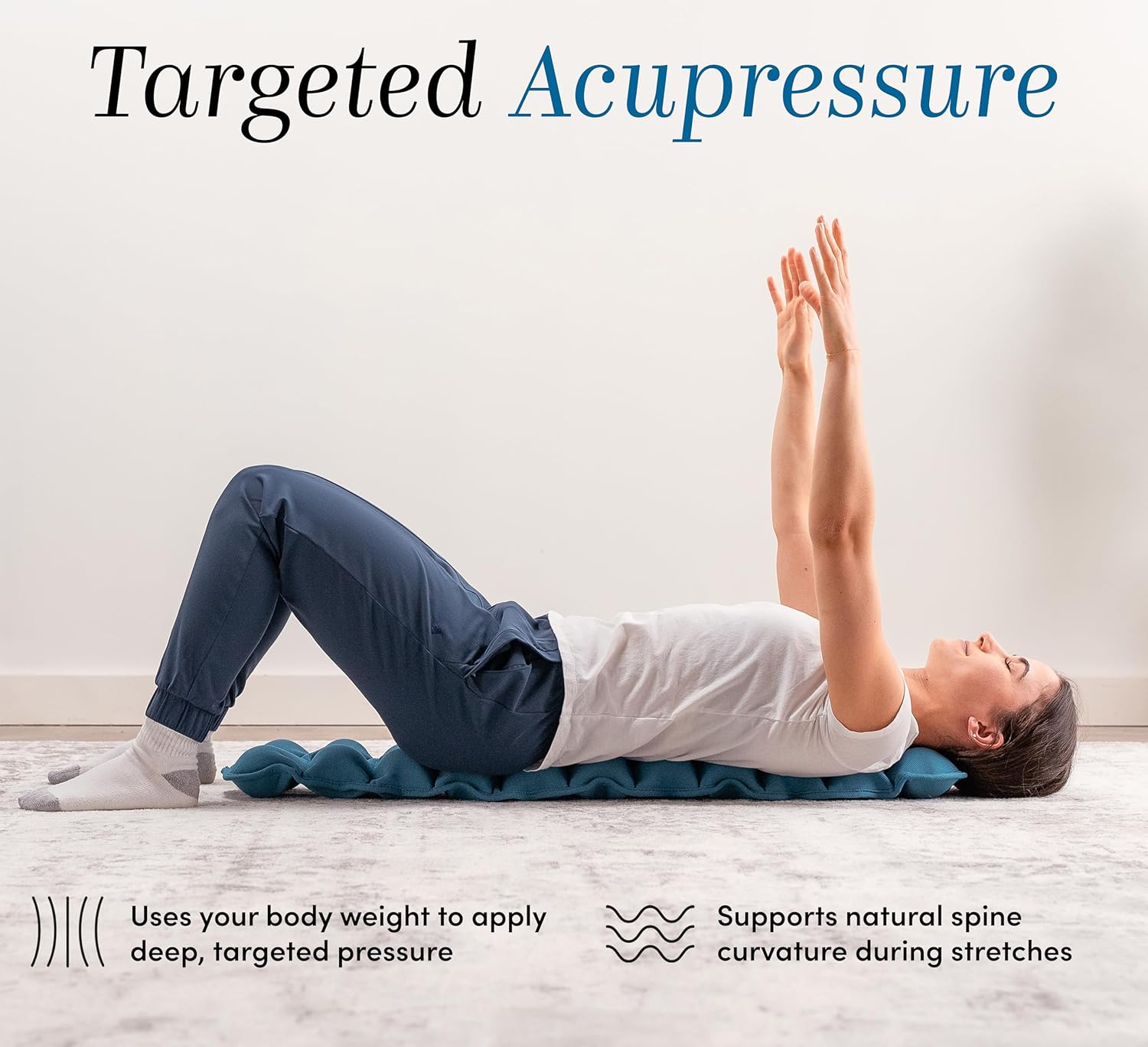 Halo Spine Stretcher for Back Pain Relief, Full Back Decompression, Upper and Lower Back Stretcher, Spine Alignment, and Deep Tissue Acupressure Therapy with 24 Massage Balls - Image 2