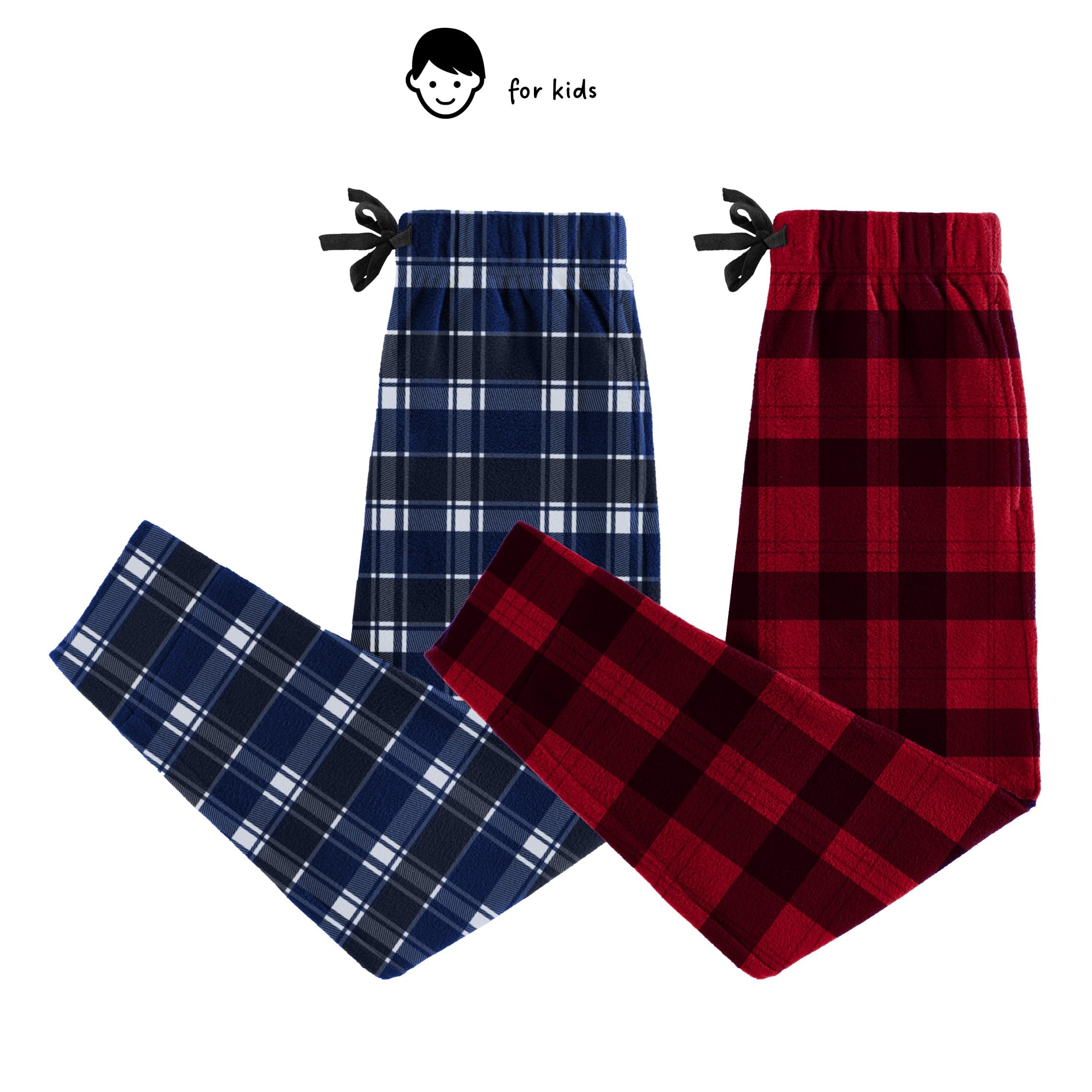 Sova 2-Pack Boys Pajama Pants – Ultra-soft Microfleece PJ Pants