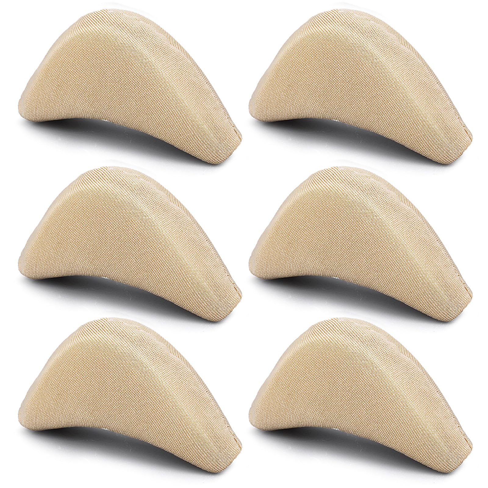 WLLHYF 2 pares de almohadillas ajustables de esponja suave para zapatos, almohadillas unisex para zapatos de tacón alto, alivio del dolor de pies, reutilizables, para hacer que los zapatos grandes se