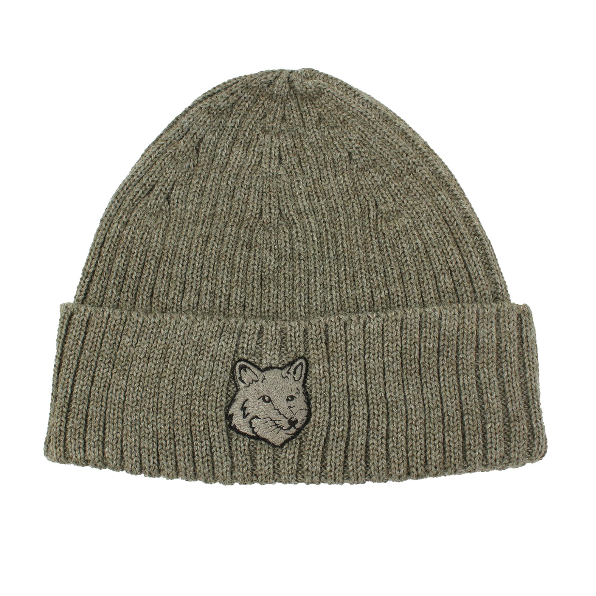 [メゾンキツネ] MAISON KITSUNE ボールド フォックスヘッド ビーニー MM06111KT1022 ニット帽 メンズ レディース [並行輸入品]