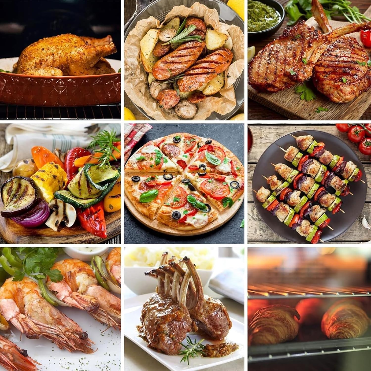 Gas Pizza Oven Outdoor, Propane Outdoor Pizza Oven, 12 Inch Portable Pizza Oven, Stainless Steel Pizza Oven Countertop Pizza Maker