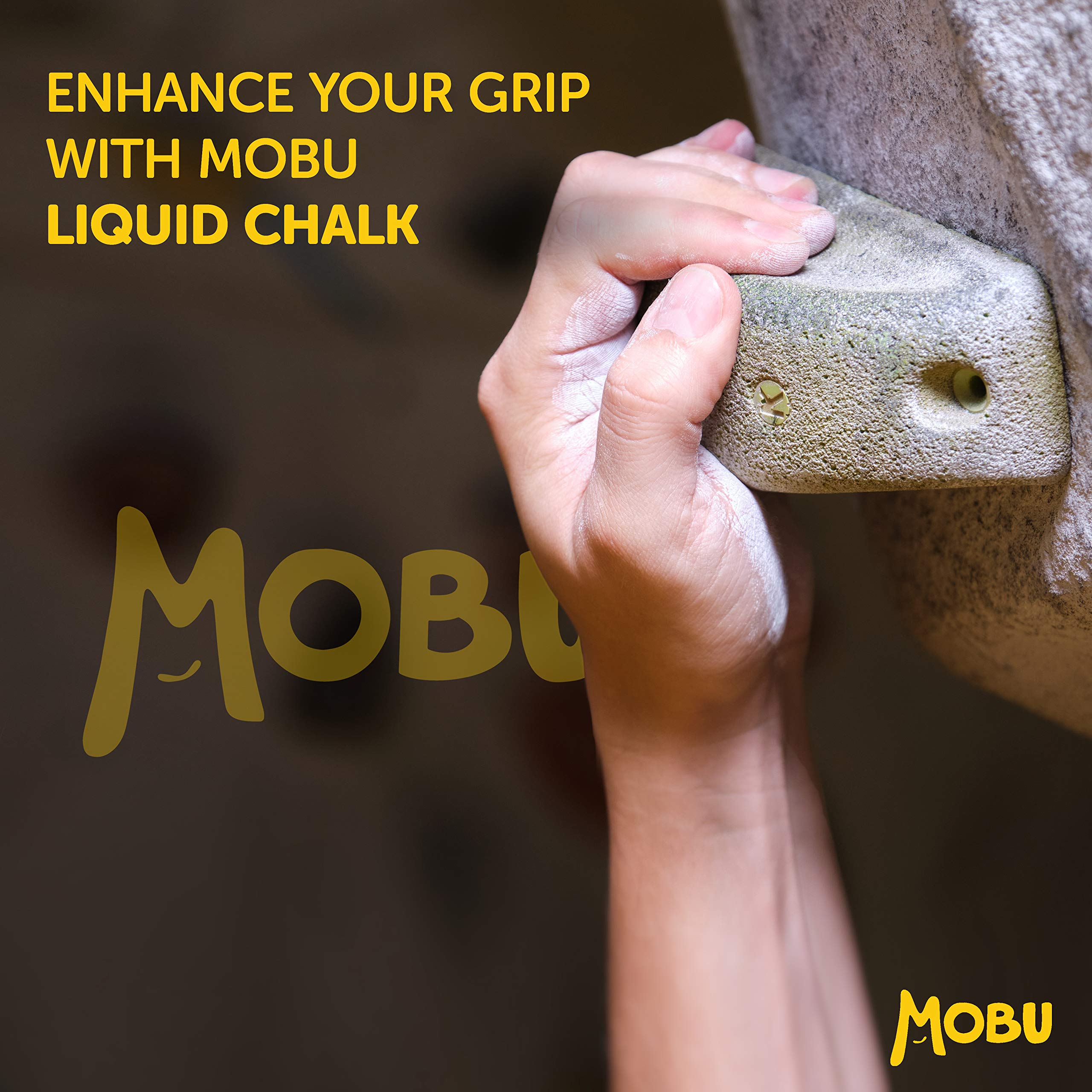 MOBU Liquid | Hand Chalk for Sweat-Free Hands | Superior Grip for Weightlifting, Gymnastics, Rock Climbing, Bouldering, Pole Dancing And Fitness, Crossfit, Bodybuilding