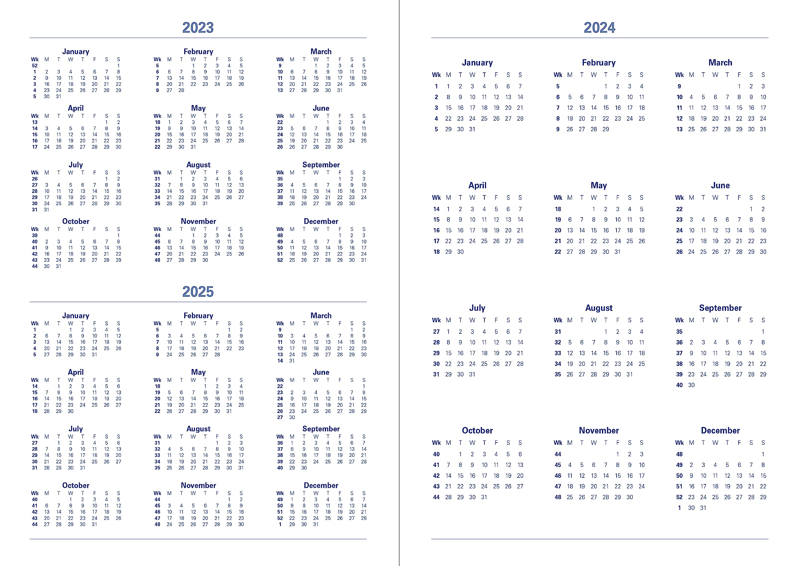 Letts Memo A6 week to view 2024 diary - red - Image 2