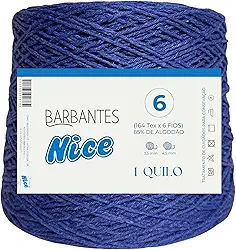 Barbante Parafinado Colorido Para Crochê Fio 6-1kg (ROYAL)